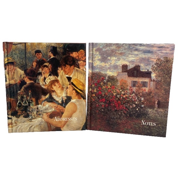 THE IMPRESSIONIST BOOK OF NOTES and Address BOOK Art Prints JOURNAL LOT 90s VTG - Picture 1 of 16